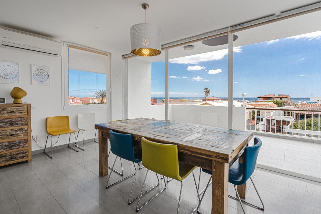 Modern 3Bdr Villa With Heated Pool El Médano Dış mekan fotoğraf