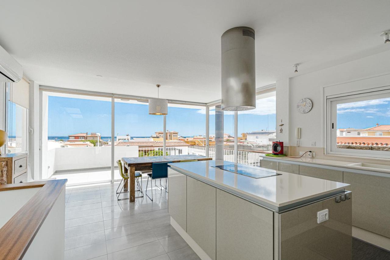 Modern 3Bdr Villa With Heated Pool El Médano Dış mekan fotoğraf