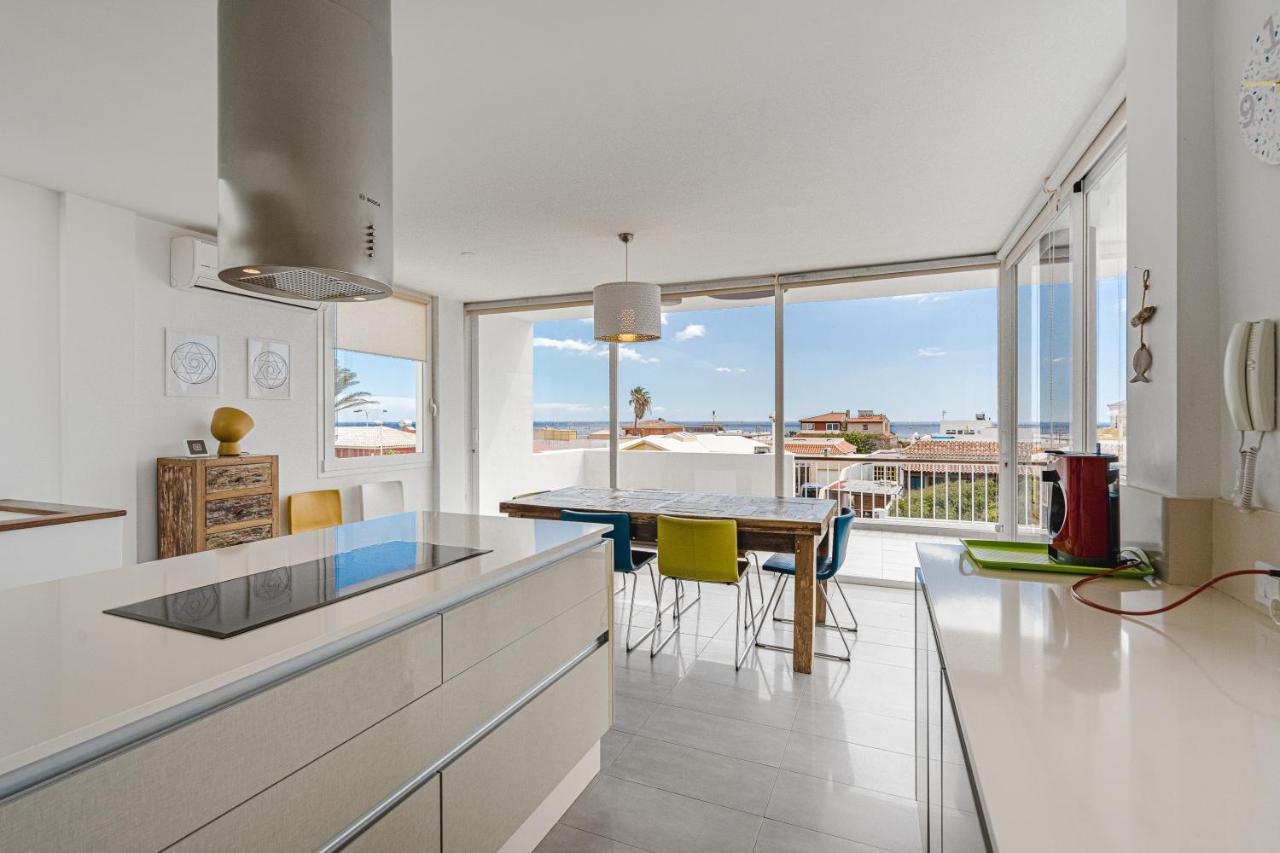 Modern 3Bdr Villa With Heated Pool El Médano Dış mekan fotoğraf
