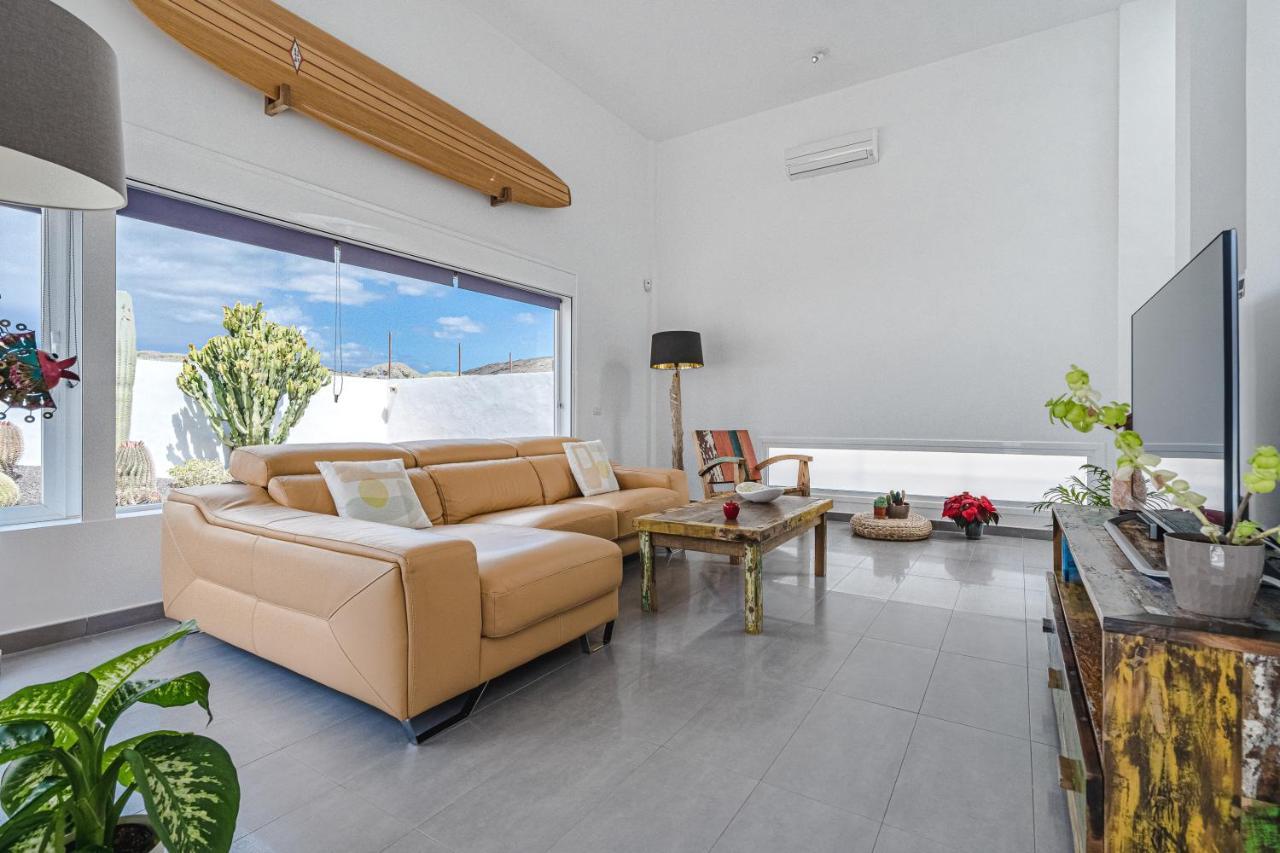 Modern 3Bdr Villa With Heated Pool El Médano Dış mekan fotoğraf