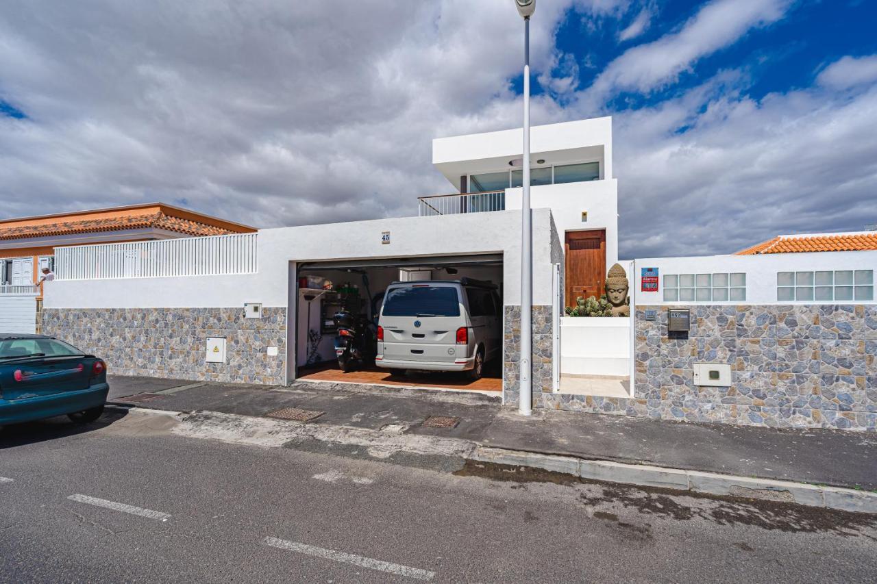 Modern 3Bdr Villa With Heated Pool El Médano Dış mekan fotoğraf